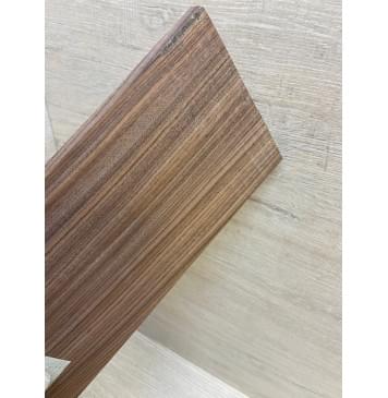 Палисандр Бразильский Сантос заготовка накладки на головку грифа Радиал АА 7.5х105х175 мм-3