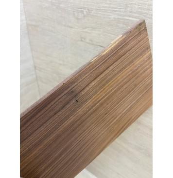 Палисандр Бразильский Сантос заготовка накладки на головку грифа Радиал АА 3х105х190 мм-3