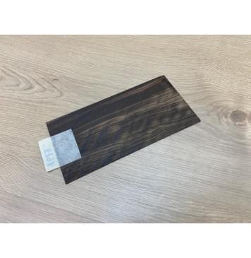 Эбен Чёрный (шлифованная) заготовка накладки на головку грифа Радиал АА 2х97х195 мм-1