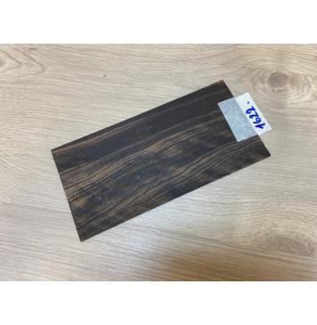 Эбен Чёрный (шлифованная) заготовка накладки на головку грифа Радиал АА 2х97х195 мм-3