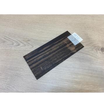 Эбен Чёрный (шлифованная) заготовка накладки на головку грифа Радиал АА 3х96х200 мм-1