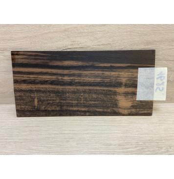 Эбен Чёрный (шлифованная) заготовка накладки на головку грифа Радиал АА 3х96х200 мм-3