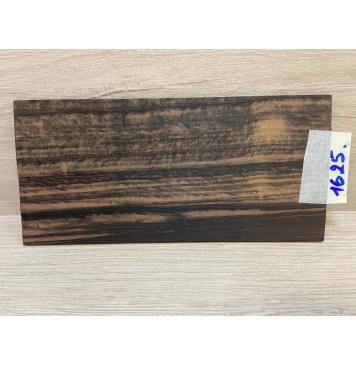 Эбен Чёрный (шлифованная) заготовка накладки на головку грифа Радиал АА 3х96х200 мм-0