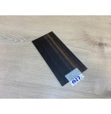 Эбен Чёрный  заготовка накладки на головку грифа Радиал АА 3.5х96х205 мм-2