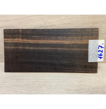 Эбен Чёрный  заготовка накладки на головку грифа Радиал АА 3.5х96х205 мм-0