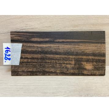 Эбен Чёрный заготовка накладки на головку грифа Радиал АА 3.5х96х202 мм-0