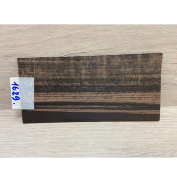 Эбен Чёрный (шлифованная) заготовка накладки на головку грифа Радиал АА 2х96х202 мм-0