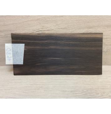 Эбен Чёрный (шлифованная) заготовка накладки на головку грифа Радиал АА 1.5х96х202 мм-3