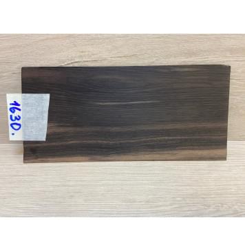Эбен Чёрный (шлифованная) заготовка накладки на головку грифа Радиал АА 1.5х96х202 мм-0