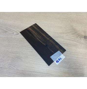 Эбен Чёрный (шлифованная) заготовка накладки на головку грифа Радиал АА 2х97х205 мм-2
