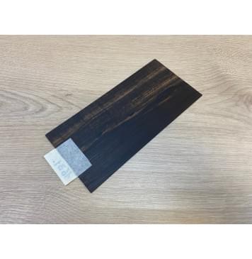 Эбен Чёрный (шлифованная) заготовка накладки на головку грифа Радиал АА 2х97х205 мм-1