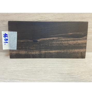 Эбен Чёрный (шлифованная) заготовка накладки на головку грифа Радиал АА 2х97х205 мм-3