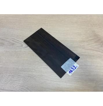 Эбен Чёрный (шлифованная) заготовка накладки на головку грифа Радиал АА 2х98х202 мм-0