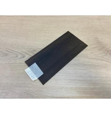 Эбен Чёрный (шлифованная) заготовка накладки на головку грифа Радиал АА 2х98х202 мм-1