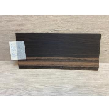 Эбен Чёрный (шлифованная) заготовка накладки на головку грифа Радиал АА 2.5х93х205 мм-3