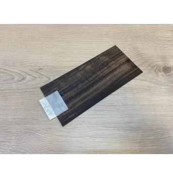 Эбен Чёрный (шлифованная) заготовка накладки на головку грифа Радиал АА 2х96х205 мм-3