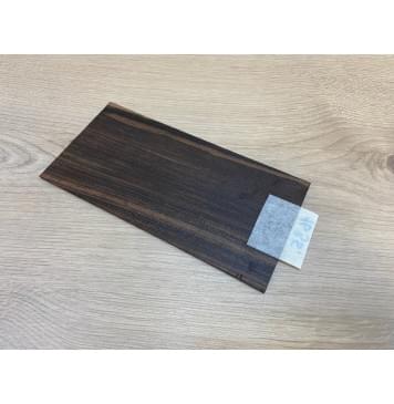 Эбен Чёрный заготовка накладки на головку грифа Радиал АА 3х98х200 мм-3