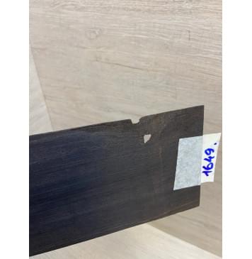 Эбен Чёрный заготовка накладки на головку грифа Радиал АА 1х97х198 мм (Уценка-скол)-4