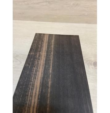 Эбен Чёрный (шлифованная) заготовка накладки на головку грифа Радиал ААА 3х95х205 мм-4