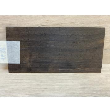 Эбен Чёрный (шлифованная) заготовка накладки на головку грифа Радиал АА 2х96х200 мм-3