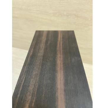 Эбен Чёрный (шлифованная) заготовка накладки на головку грифа Радиал АА 2.5х96х198 мм-1