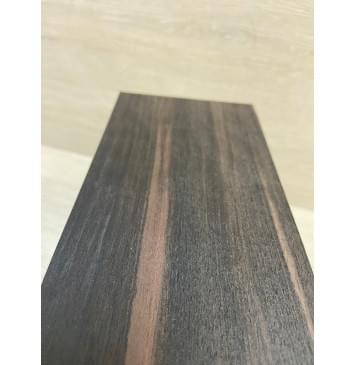 Эбен Чёрный (шлифованная) заготовка накладки на головку грифа Радиал АА 2.5х96х198 мм-4