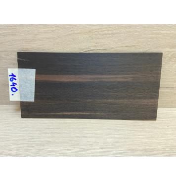 Эбен Чёрный (шлифованная) заготовка накладки на головку грифа Радиал АА 2.5х96х198 мм-0
