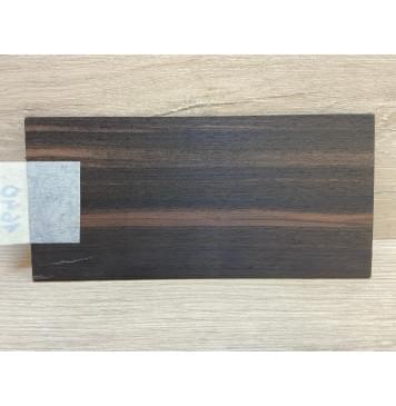 Эбен Чёрный (шлифованная) заготовка накладки на головку грифа Радиал АА 2.5х96х198 мм-5