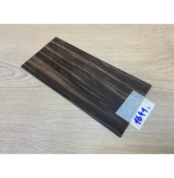 Эбен Чёрный (шлифованная) заготовка накладки на головку грифа Радиал АА 2.5х95х205 мм-1