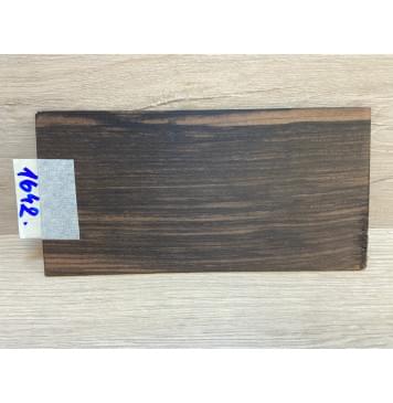 Эбен Чёрный (шлифованная) заготовка накладки на головку грифа Радиал АА 2.5х98х195 мм-0