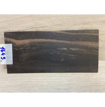 Эбен Чёрный (шлифованная) заготовка накладки на головку грифа Смешанный ААА 2.5х96х208 мм-0