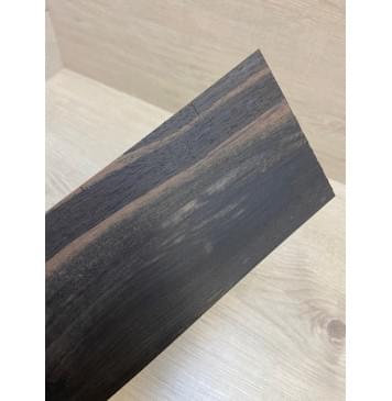 Эбен Чёрный (шлифованная) заготовка накладки на головку грифа Смешанный ААА 2.5х96х208 мм-4