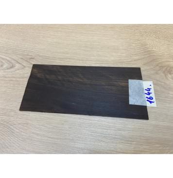 Эбен Чёрный Волнистый (шлифованная) заготовка накладки на головку грифа Радиал ААА Волна АА 2х97х205 мм-2