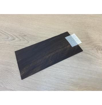 Эбен Чёрный Волнистый (шлифованная) заготовка накладки на головку грифа Радиал ААА Волна АА 2х97х205 мм-3