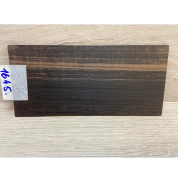 Эбен Чёрный (шлифованная) заготовка накладки на головку грифа Радиал ААА 2.5х96х205 мм-0