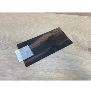 Эбен Чёрный (шлифованная) заготовка накладки на головку грифа Смешанный ААА 1.5х96х198 мм-1