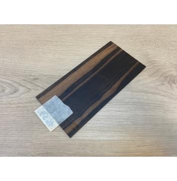 Эбен Чёрный заготовка накладки на головку грифа Радиал АА 3х96х200 мм-2