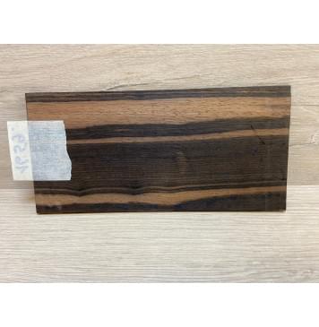 Эбен Чёрный заготовка накладки на головку грифа Радиал АА 3х96х200 мм-3