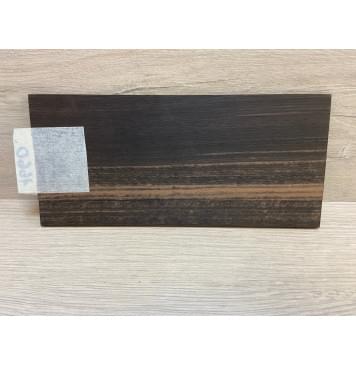 Эбен Чёрный (шлифованная) заготовка накладки на головку грифа Радиал АА 3х96х208 мм-2