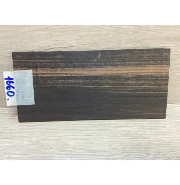 Эбен Чёрный (шлифованная) заготовка накладки на головку грифа Радиал АА 3х96х208 мм-0