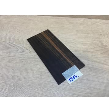 Эбен Чёрный (шлифованная) заготовка накладки на головку грифа Радиал АА 2х97х205 мм-1
