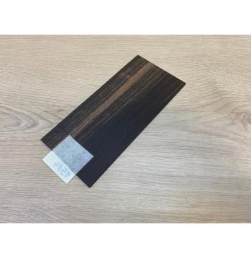 Эбен Чёрный (шлифованная) заготовка накладки на головку грифа Радиал АА 2х97х205 мм-2