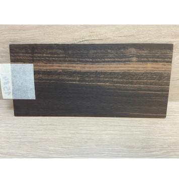 Эбен Чёрный (шлифованная) заготовка накладки на головку грифа Радиал АА 2х97х205 мм-3
