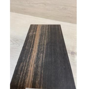 Эбен Чёрный (шлифованная) заготовка накладки на головку грифа Радиал АА 2х97х205 мм-6