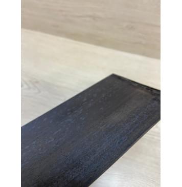 Эбен Чёрный (шлифованная) заготовка накладки на головку грифа Радиал АА 1.5х96х195 мм-3