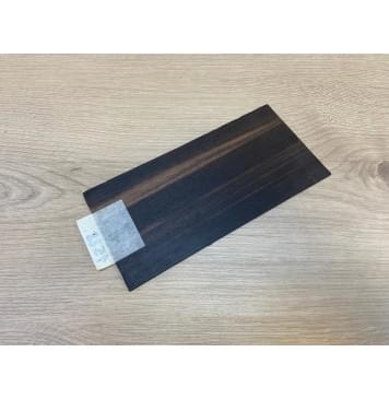 Эбен Чёрный заготовка накладки на головку грифа Радиал АА 2х96х195 мм-1