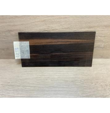 Эбен Чёрный заготовка накладки на головку грифа Радиал АА 2х96х195 мм-2