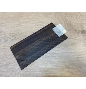 Эбен Чёрный Волнистый заготовка накладки на головку грифа Радиал АА Волна АА 2.5х97х205 мм-4