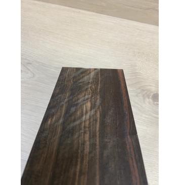 Эбен Чёрный Волнистый заготовка накладки на головку грифа Радиал АА Волна АА 2.5х97х205 мм-8