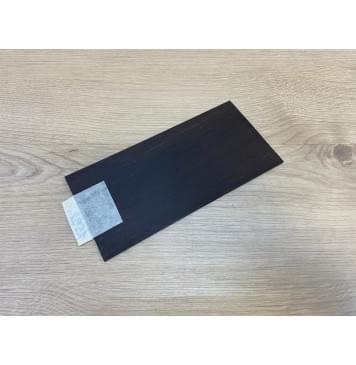 Эбен Чёрный (шлифованная) заготовка накладки на головку грифа Радиал ААА 2.3х96х200 мм-2